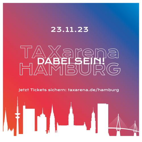 Wir sind auf der TaxArena Hamburg