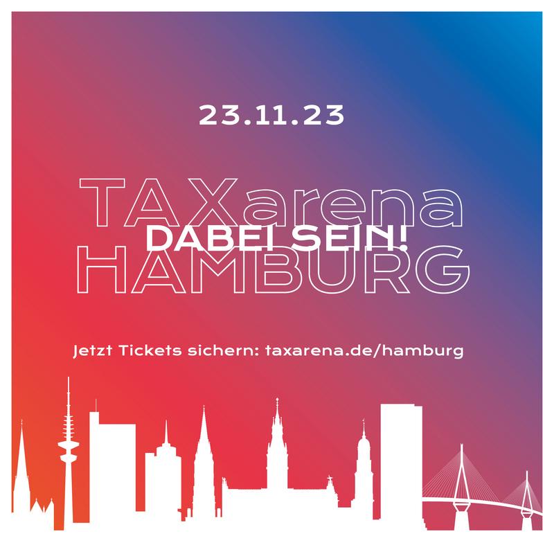 Wir sind auf der TaxArena Hamburg
